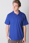 Mens Pique Knit Raven Polo