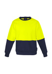 Syzmik Workwear Unisex Hi Vis Crew Sweatshirt ZT475